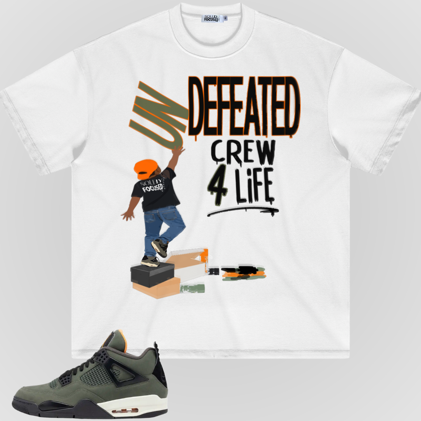 UNDEFEATED CREW 4 LIFE | HEAVY TEE