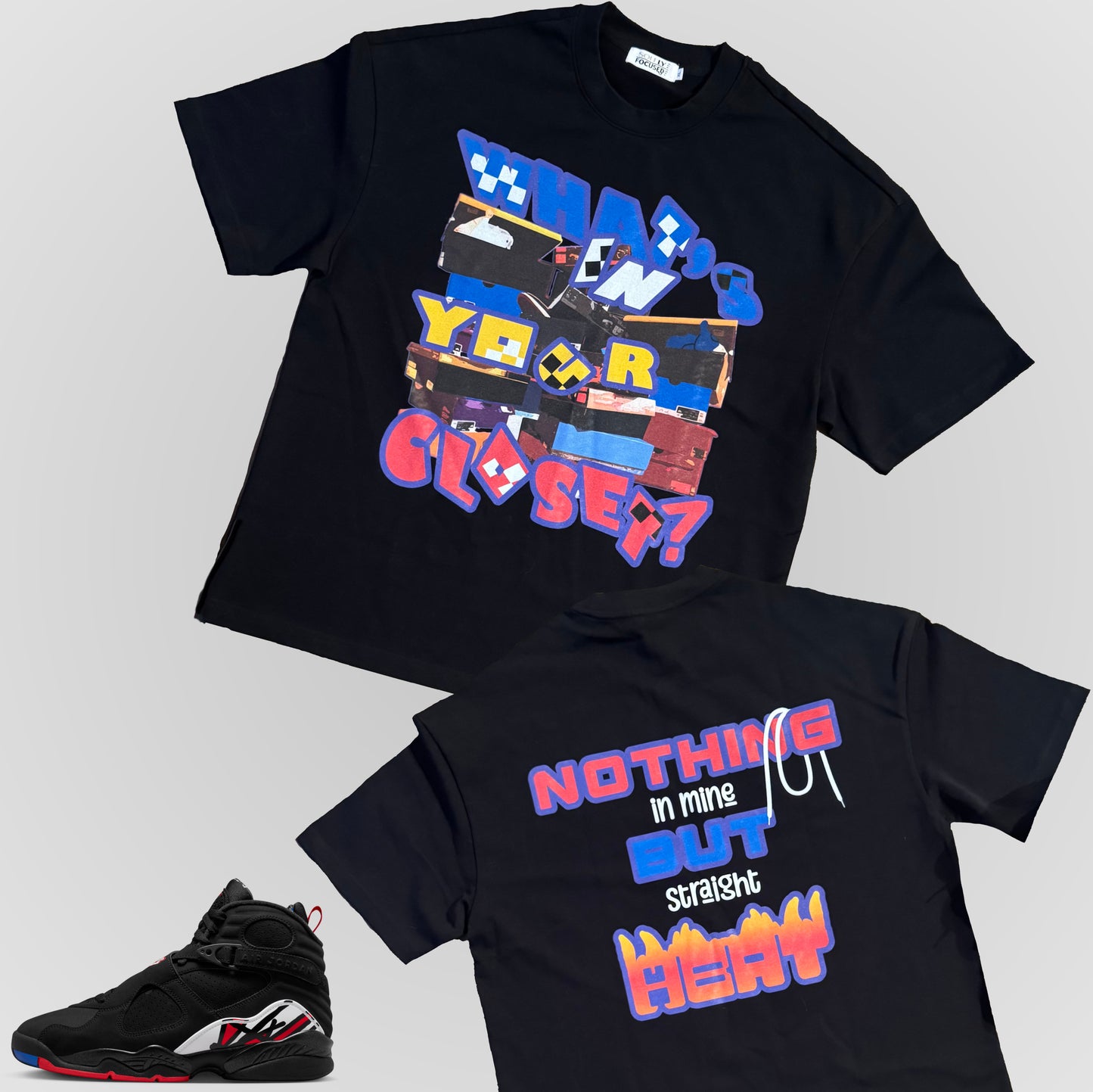 WHAT'S IN YOUR CLOSET? (BLACK) | Heavyweight Tee