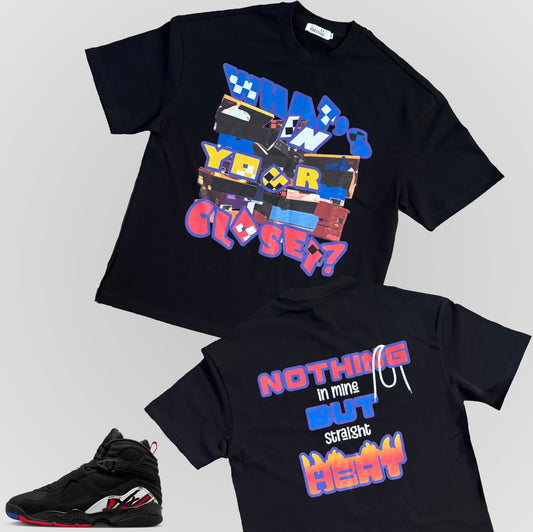 WHAT'S IN YOUR CLOSET? (BLACK) | Heavyweight Tee