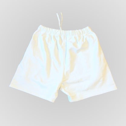 JUST GOT A W! (WHITE) | Heavyweight Cotton Shorts