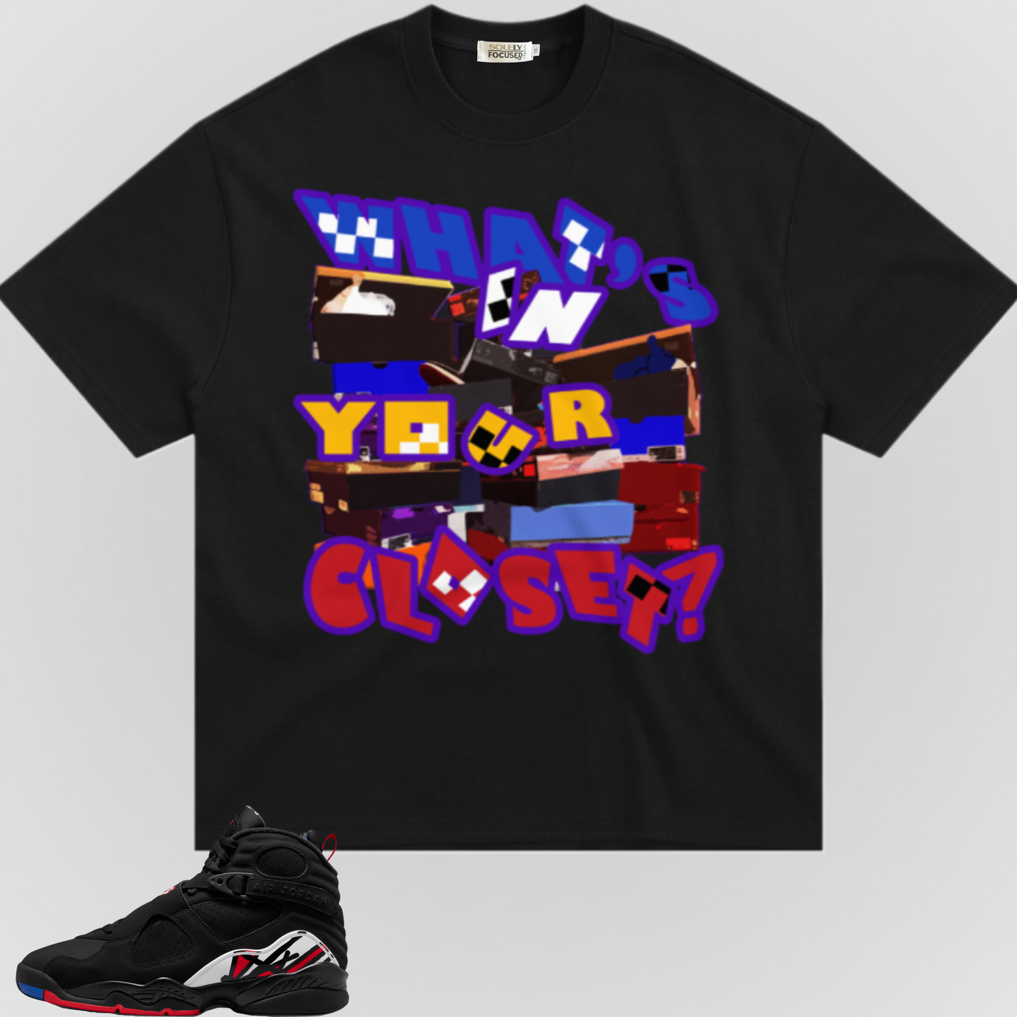 WHAT'S IN YOUR CLOSET? (BLACK) | MAX HEAVY TEE