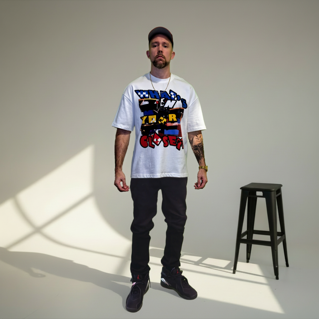 WHAT'S IN YOUR CLOSET? (WHITE) | MAX HEAVY TEE