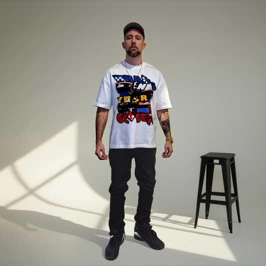 WHAT'S IN YOUR CLOSET? (WHITE) | Heavyweight Tee