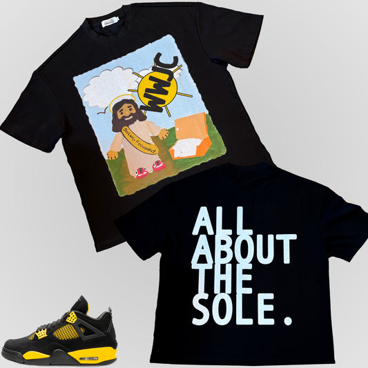 WWJC (BLACK) | Heavyweight Tee