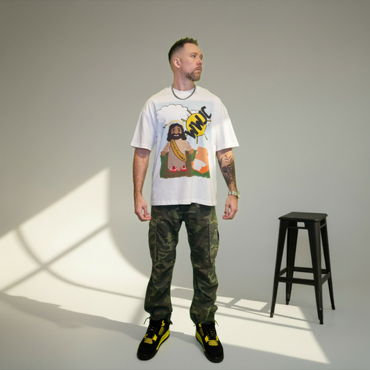 WWJC (WHITE) | Heavyweight Tee