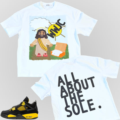 WWJC (WHITE) | Heavyweight Tee