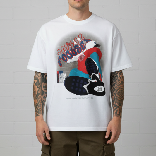 GRAFFITI TEE (TRUE BLUE)