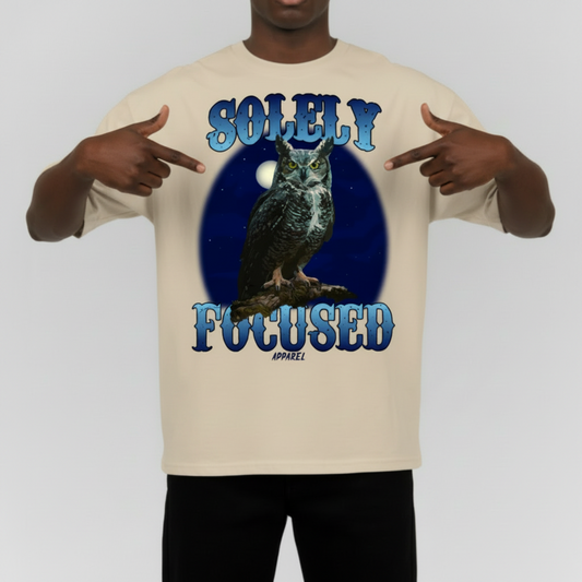 THE OWL TEE (BLUE GRADIENT)